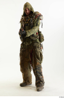  Photos John Hopkins Army Postapocalyptic Suit Poses aiming the gun standing whole body 0009.jpg